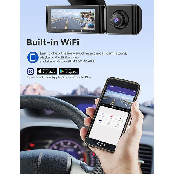 M550 3 Channel 4K+1080P+1080P Dash Cam with WiFi & GPS - Future Store