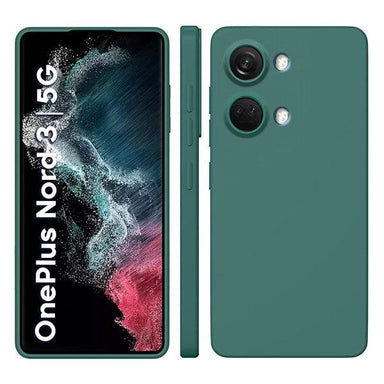 OnePlus Nord 3 5G Silicone Back Cover Case Green - Future Store