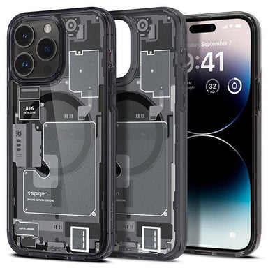 Spigen iPhone 14 Pro Ultra Hybrid Zero One Case Black - Future Store