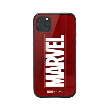 Marvel Logo Iphone 11 Pro Tpu Tempered Glass Bumper Case - Future Store
