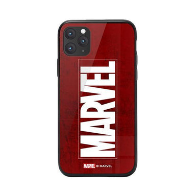 Marvel Logo Iphone 11 Pro Max Tpu Tempered Glass Bumper Case - Future Store