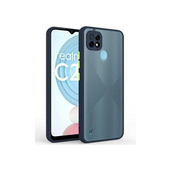 Back Protection Cover Case for Realme C21 Blue - Future Store