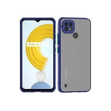 Back Bump Protection Cover Case for Realme C21Y Blue - Future Store