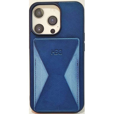 Heci Leather Case With Magnetic Stand Strap For Iphone 13Pro Blue - Future Store