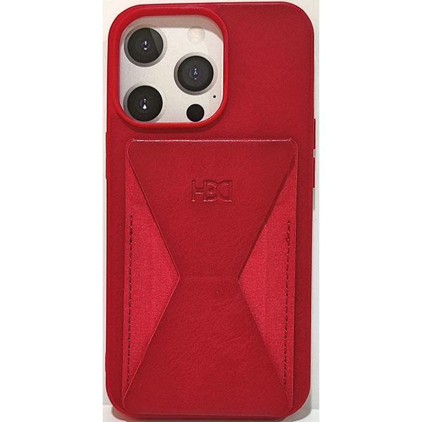 Heci Leather Case With Magnetic Stand Strap For Iphone 13Pro Red - Future Store