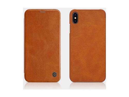 Nillkin Iphone X/Xs Leather Book Case (Brown)(6902048146617) - Future Store