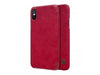 Nillkin Iphone Xs Max Leather Book Case (Red)(6902048163379) - Future Store