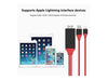 Hdmi Adapter For Apple Devices W/Lightning(Red) - Future Store