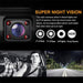 PRUVEEO D30H Dash Cam UHD Front Cam With Infrared Night Vision and WiFi Dual 1080p - Future Store