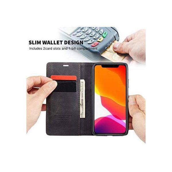 Leather Book Case For Realme C25Y Black - Future Store