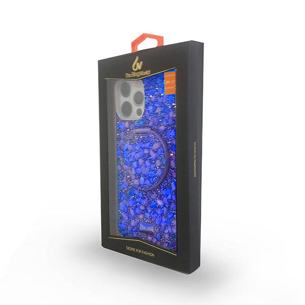 Swarovski Case For Iphone 12/12 Pro - Blue - Future Store