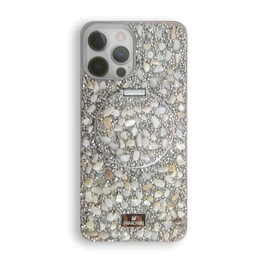 Swarovski Case For Iphone 12/12 Pro - Silver White - Future Store
