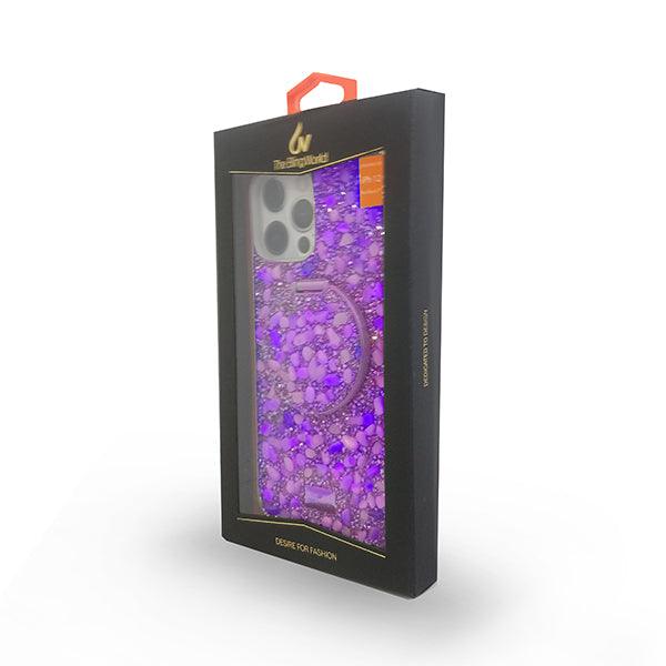 Swarovski Case For Iphone 12 Pro Max - Violet - Future Store