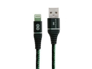 Engage Lightning 5A Flexible Anti-Winding Super Charge Data Cable 1M - Black - Future Store