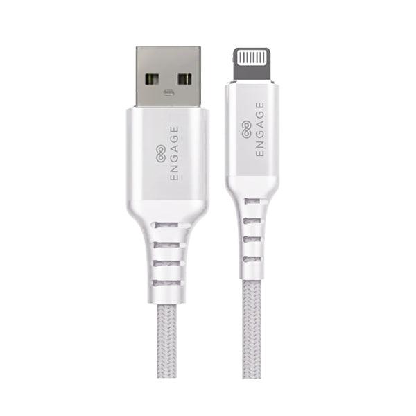 Engage Lightning MFI Certified Cable 2 Meter White - Future Store