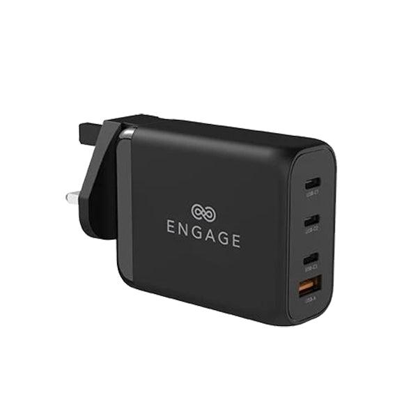 Engage 200W PD Gan Travel Charger Black - Future Store