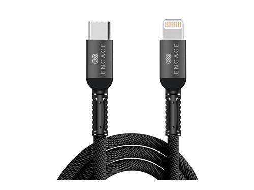 Engage Type-C To Lightning Flexible Nylon Braided Cable 18W Pd - 1M - Future Store
