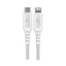 Engage PD 18W Fast Charging MFI certified Type-C to Lightning Cable 1 Meter - White - Future Store