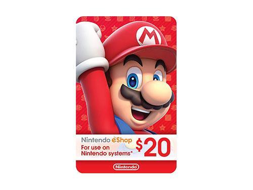 Nintendo Card Usd20
