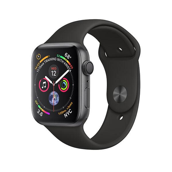 Apple Watch Series 4 44mm Space Grey Aluminium Case Black Sport