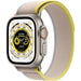 Apple Watch Ultra GPS + Cellular 49mm Titanium Case with Beige Yellow Trail Loop Small/Medium - Future Store