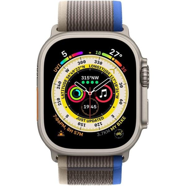 Apple Watch Ultra GPS + Cellular 49mm Titanium Case with Blue Gray Trail Loop M/L - Future Store