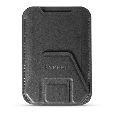 Hyphen Magsafe Wallet Card Holder with Stand for Smartphone Black - Future Store