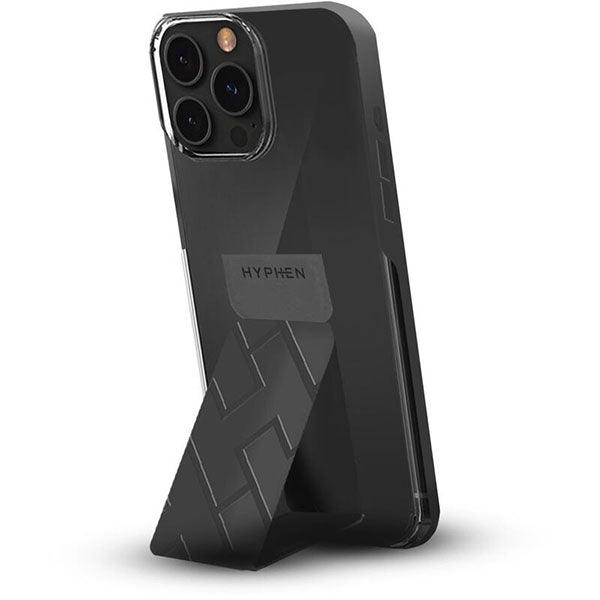 Hyphen Grip Holder Case for iPhone 14 Pro Clear Black - Future Store