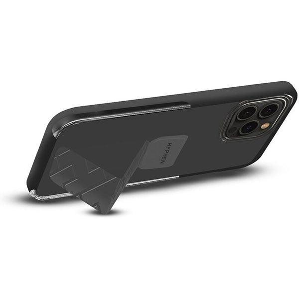 Hyphen Grip Holder Case for iPhone 14 Pro Clear Black - Future Store