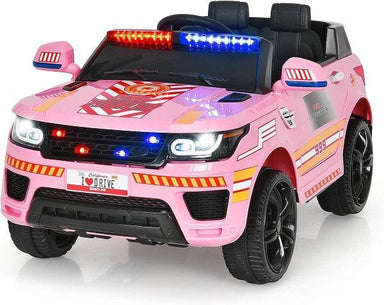 Police Jeep Pink For Kids - Future Store
