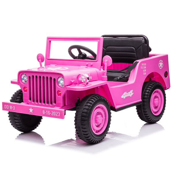 Pink online kids jeep