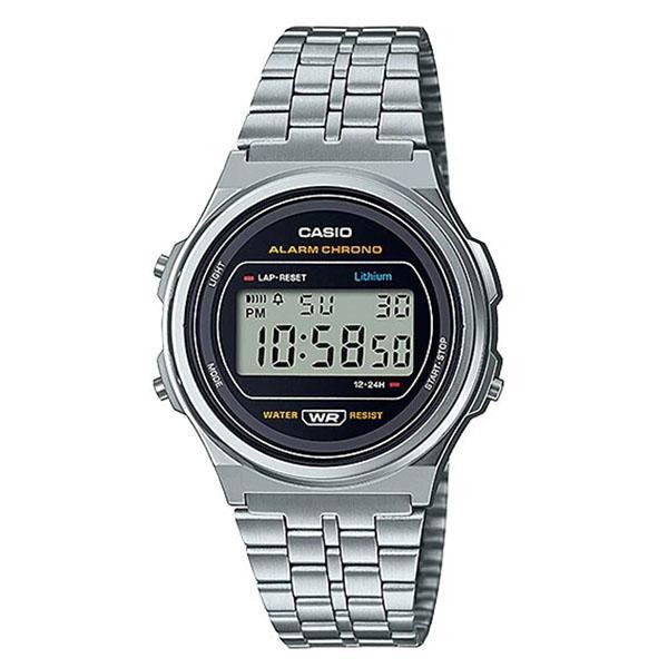 Casio General Youth Vintage Stainless Steel Chrome Plated Men Watch - Future Store
