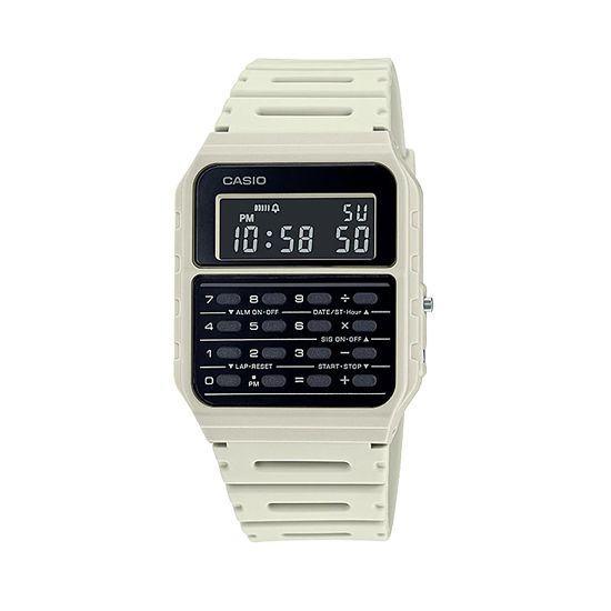 Casio Digital Calculator White Watch - Future Store