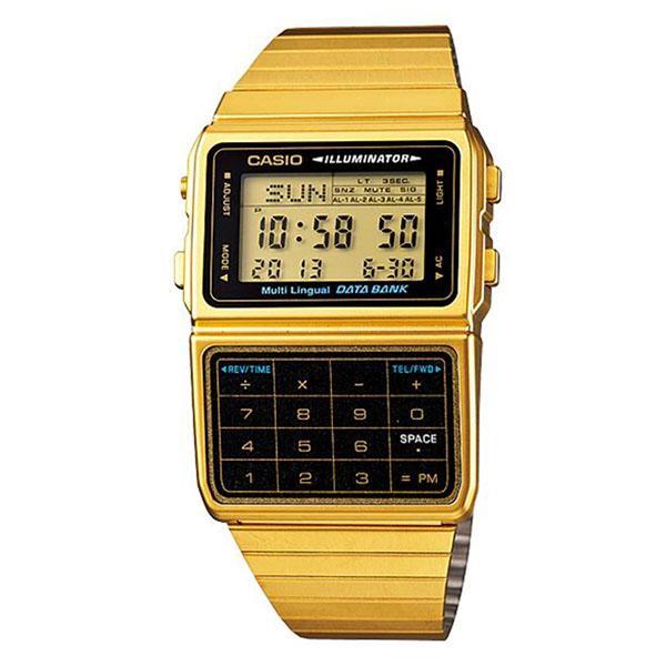 Casio Data Bank Vintage Series Gold Men Watch - Future Store