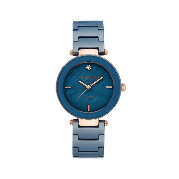 Anne Klein Women Blue Ceramic Bracelet Watch - Future Store