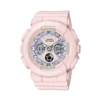 Casio Baby G Digital Dance Mode Pink Color After Glow Transparent Quartz Resin Women Watch - Future Store
