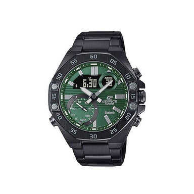 Casio Edifice Choronograph Mobile Link Green Dial Stainless Steel Men Watch - Future Store