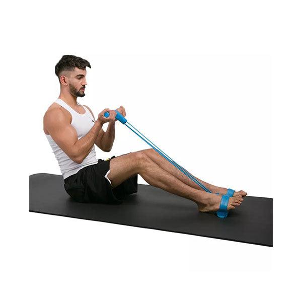 Fitness Gum 4 Tube Resistance Bands Latex Pedal