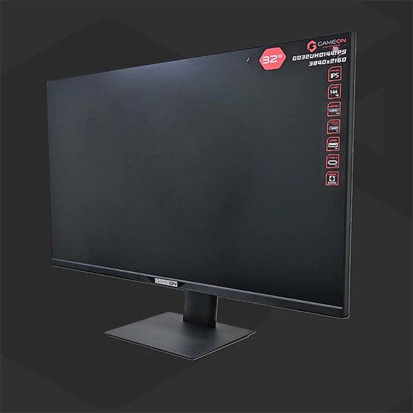 GAMEON 32 inch UHD 144Hz 1ms Flat IPS 90W HDMI 2.1 Gaming Monitor Black - Future Store