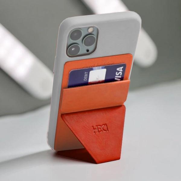 Hdci Card Holder & Phone Stand (Brown) - Future Store