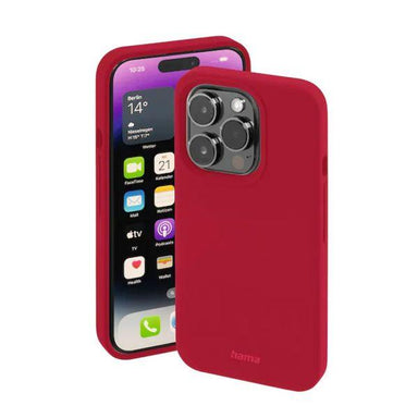 Hama MagCase Finest Feel iPhone 14 Pro Cover Red - Future Store