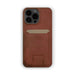Heci iPhone 14 Pro Max Leather case Card holder with Stand Brown - Future Store