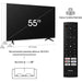 Hisense 55 Inch Wide Color 4K ULED Android Smart TV HDR 55U6G - Future Store