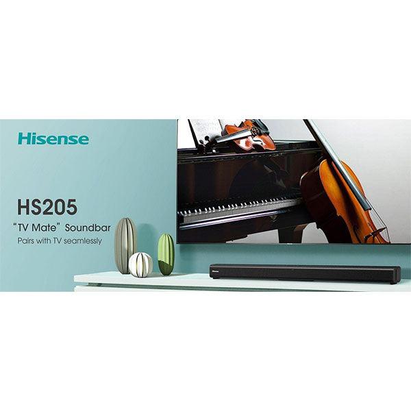Hisense HS205 Soundbar 2.0 Channel Black - Future Store