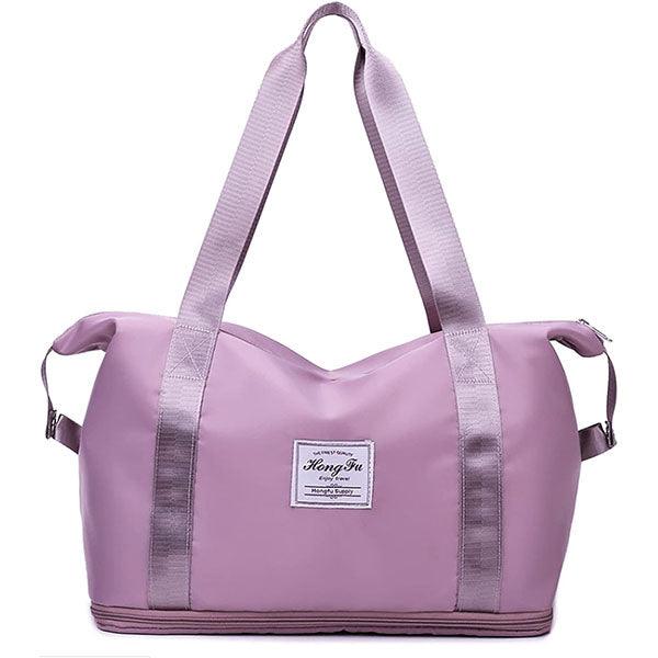 Hong Fu Large Capacity Foldable Travel Bag Violet - Future Store