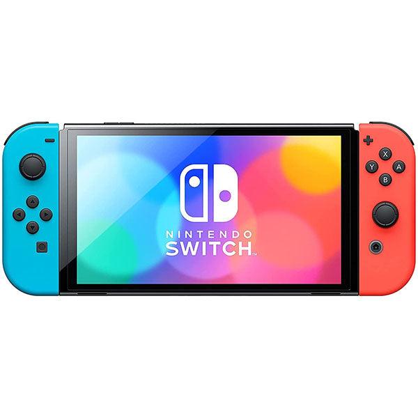 Nintendo Switch OLED Model With Neon Red And Blue Joystick Console - Future Store