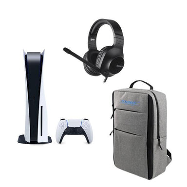 Sony Playstation 5 Console Cd Edition + Sades Spirits Gaming Headset + Dobe Backpack Travel Case Bundle - Future Store