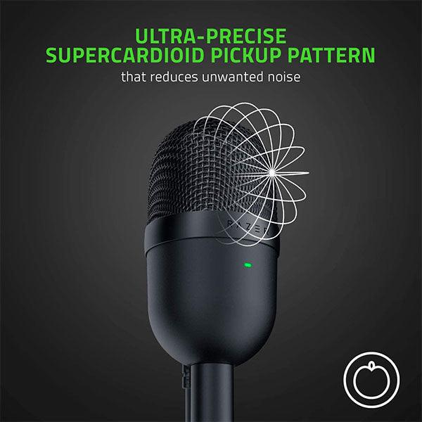 Razer Seiren Mini Ultra Compact USB Condenser Microphone Black - Future Store