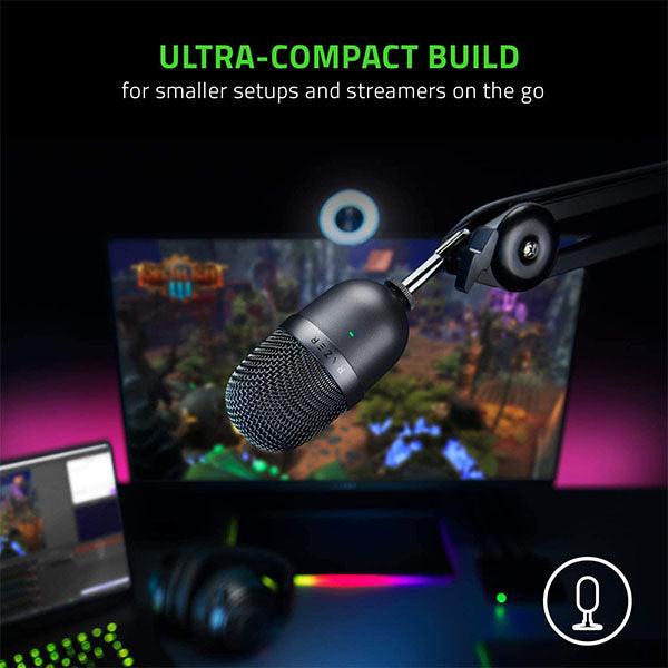 Razer Seiren Mini Ultra Compact USB Condenser Microphone Black - Future Store