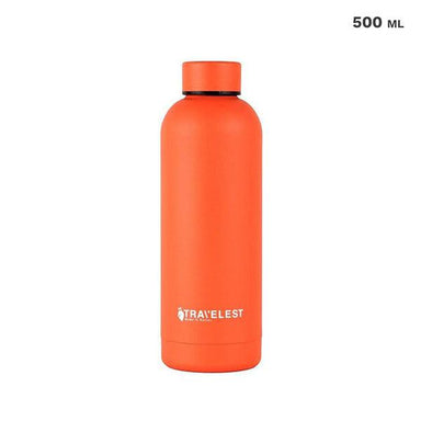 Travelest Steel Narrow Mouth Water Bottle Orange - Future Store